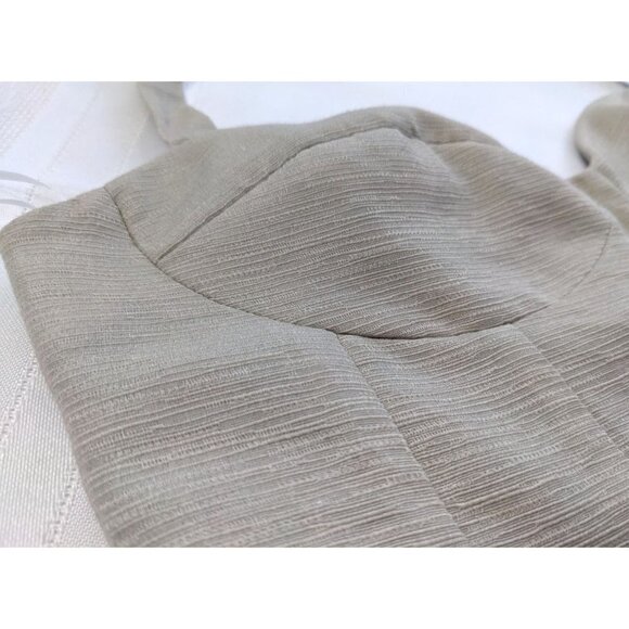 NWT JONATHAN SAUNDERS Lyndale Grey Colorblock Silk Lined Halter Dress Size 40/8 - Picture 11 of 11